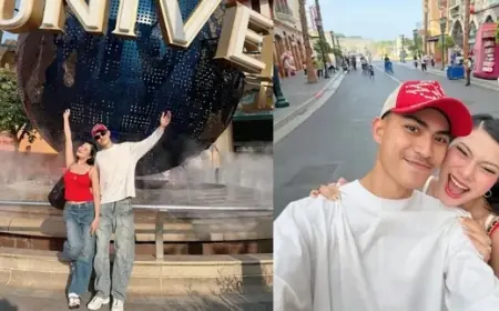 Manfaatkan Momen Lebaran, Hanum Mega Liburan Bareng Suami ke Singapura